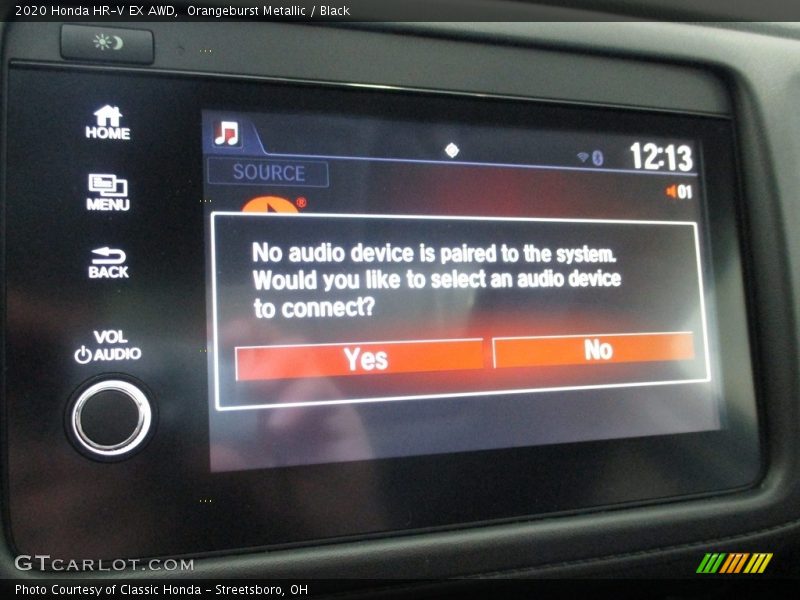Orangeburst Metallic / Black 2020 Honda HR-V EX AWD