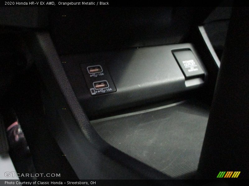 Orangeburst Metallic / Black 2020 Honda HR-V EX AWD