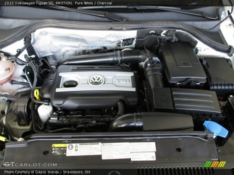  2016 Tiguan SEL 4MOTION Engine - 2.0 Liter TSI Turbocharged DOHC 16-Valve 4 Cylinder