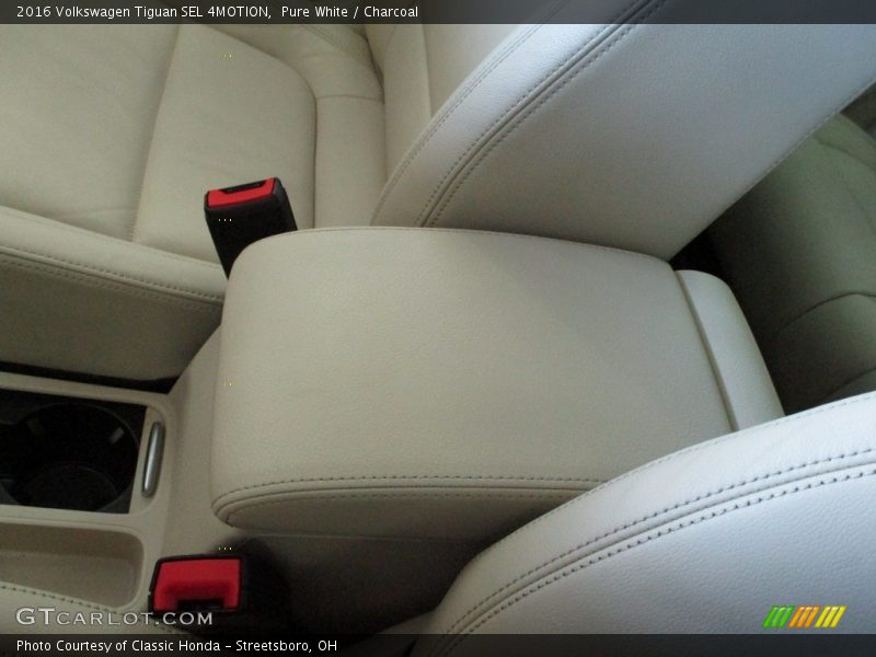 Pure White / Charcoal 2016 Volkswagen Tiguan SEL 4MOTION