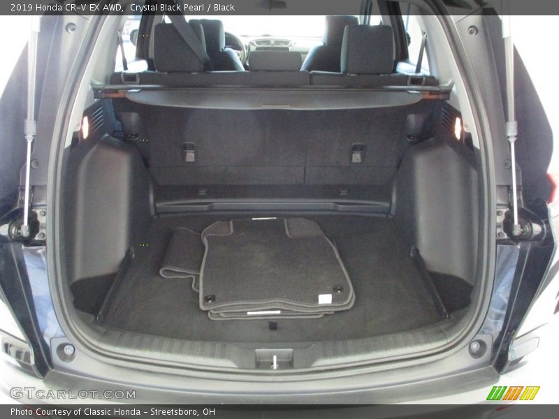 Crystal Black Pearl / Black 2019 Honda CR-V EX AWD