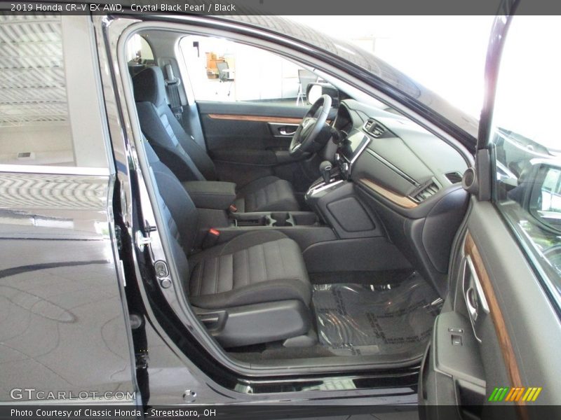 Crystal Black Pearl / Black 2019 Honda CR-V EX AWD