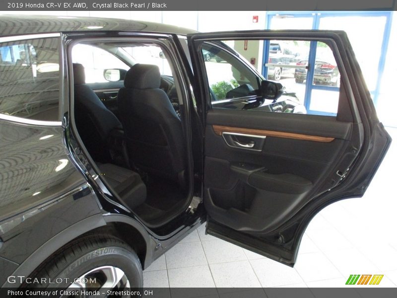Crystal Black Pearl / Black 2019 Honda CR-V EX AWD