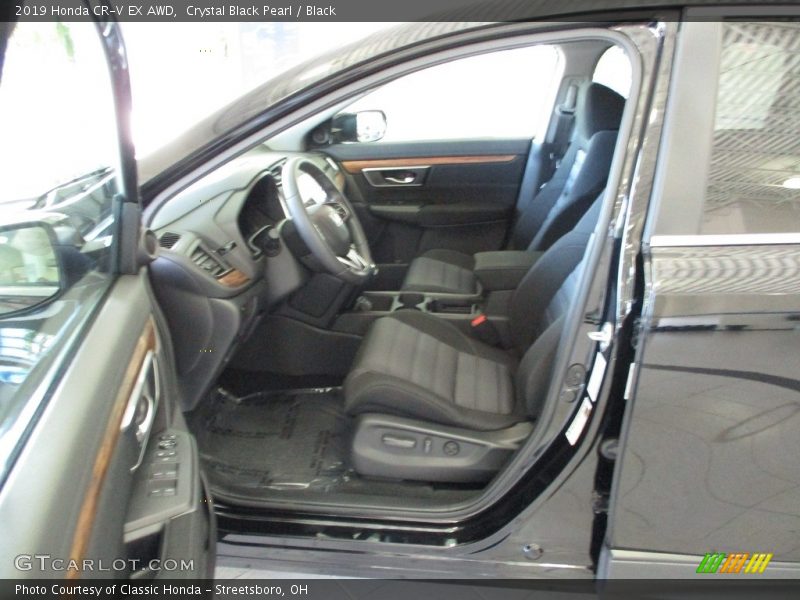 Crystal Black Pearl / Black 2019 Honda CR-V EX AWD