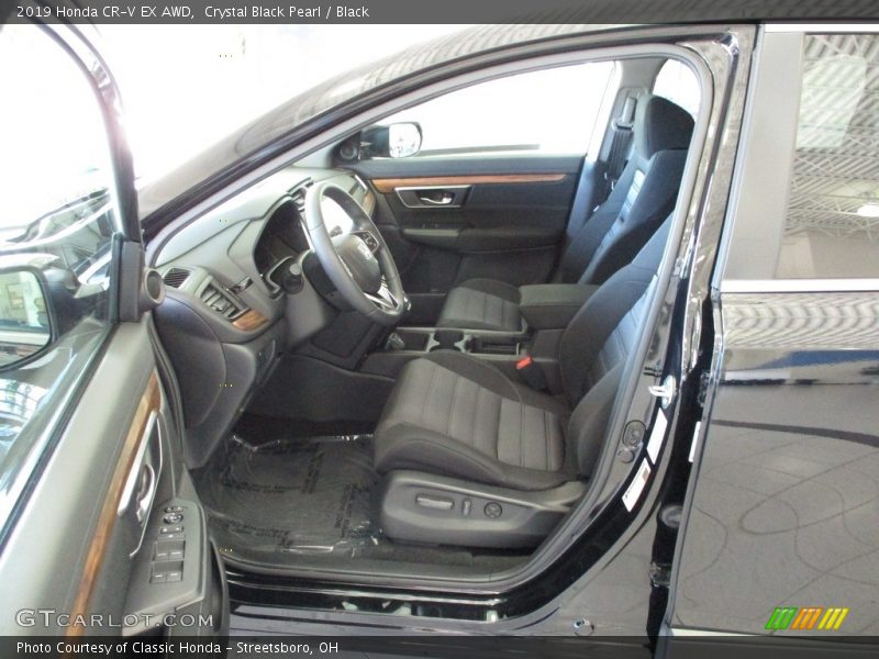 Crystal Black Pearl / Black 2019 Honda CR-V EX AWD