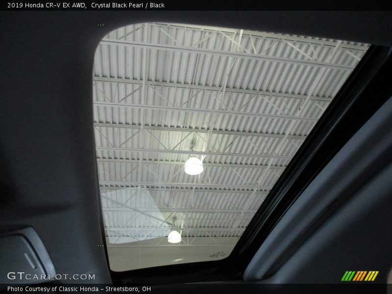 Crystal Black Pearl / Black 2019 Honda CR-V EX AWD