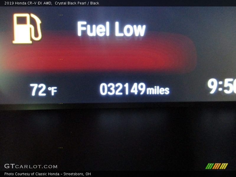 Crystal Black Pearl / Black 2019 Honda CR-V EX AWD