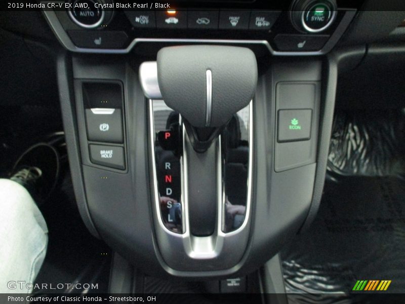 Crystal Black Pearl / Black 2019 Honda CR-V EX AWD