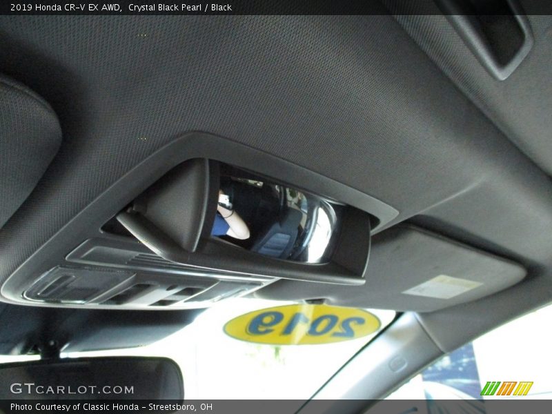 Crystal Black Pearl / Black 2019 Honda CR-V EX AWD