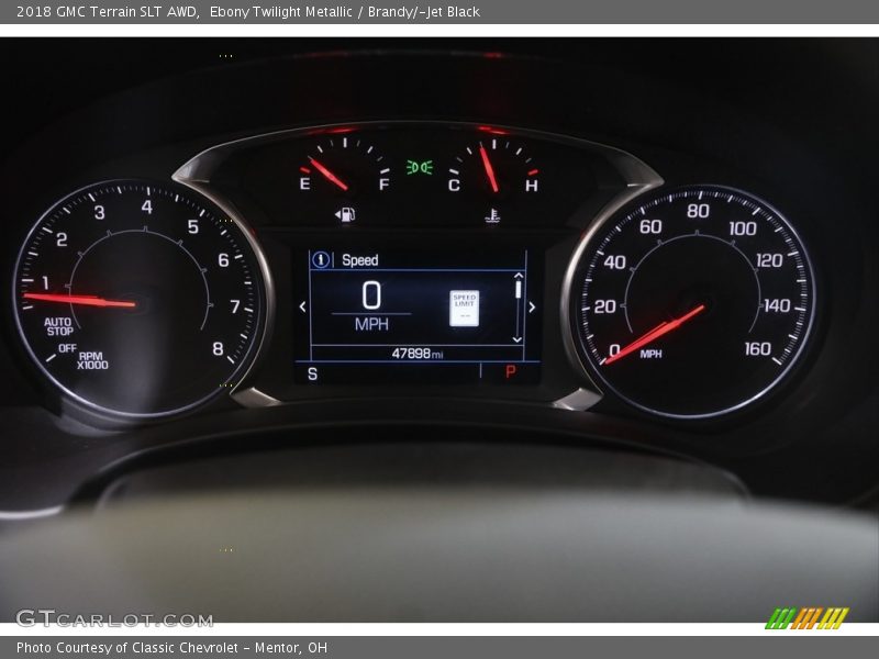 Ebony Twilight Metallic / Brandy/­Jet Black 2018 GMC Terrain SLT AWD