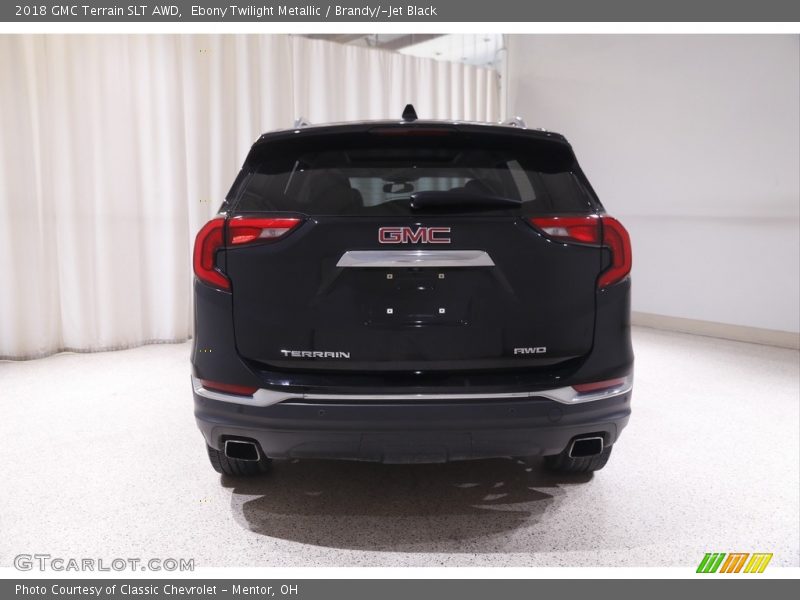 Ebony Twilight Metallic / Brandy/­Jet Black 2018 GMC Terrain SLT AWD
