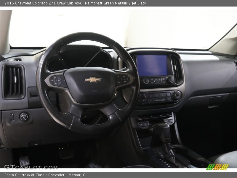 Rainforest Green Metallic / Jet Black 2016 Chevrolet Colorado Z71 Crew Cab 4x4