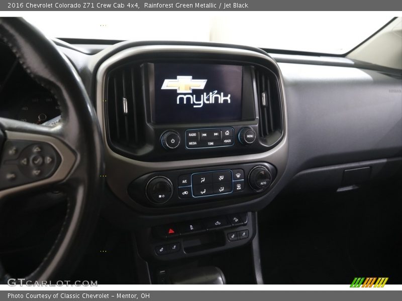 Rainforest Green Metallic / Jet Black 2016 Chevrolet Colorado Z71 Crew Cab 4x4