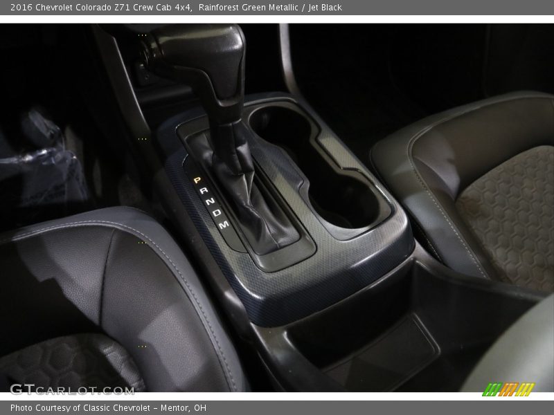 Rainforest Green Metallic / Jet Black 2016 Chevrolet Colorado Z71 Crew Cab 4x4