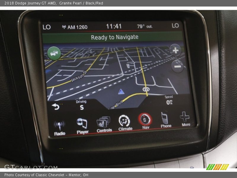 Navigation of 2018 Journey GT AWD