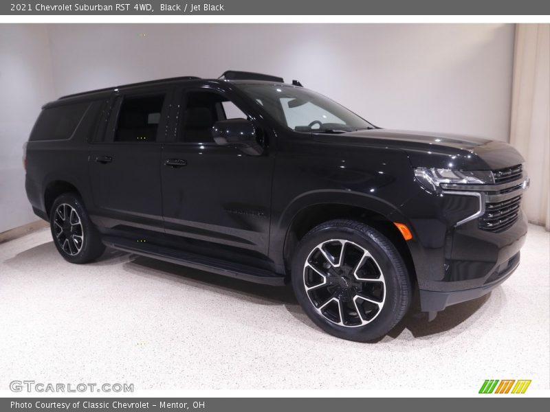 Black / Jet Black 2021 Chevrolet Suburban RST 4WD