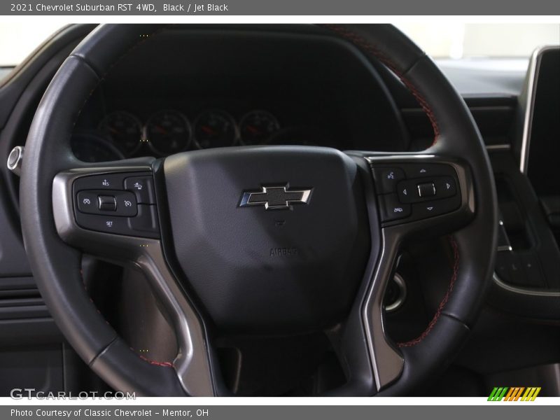Black / Jet Black 2021 Chevrolet Suburban RST 4WD