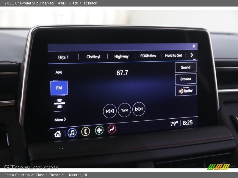 Black / Jet Black 2021 Chevrolet Suburban RST 4WD