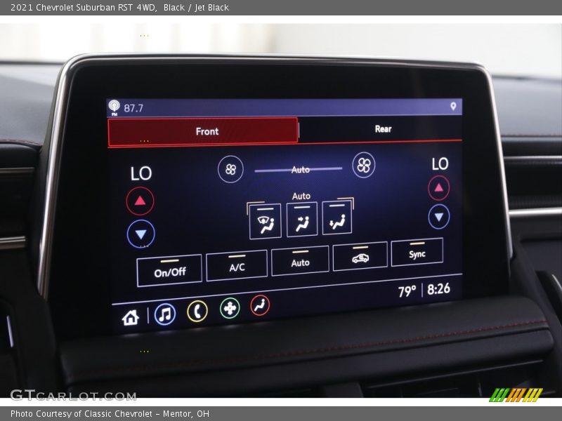 Black / Jet Black 2021 Chevrolet Suburban RST 4WD