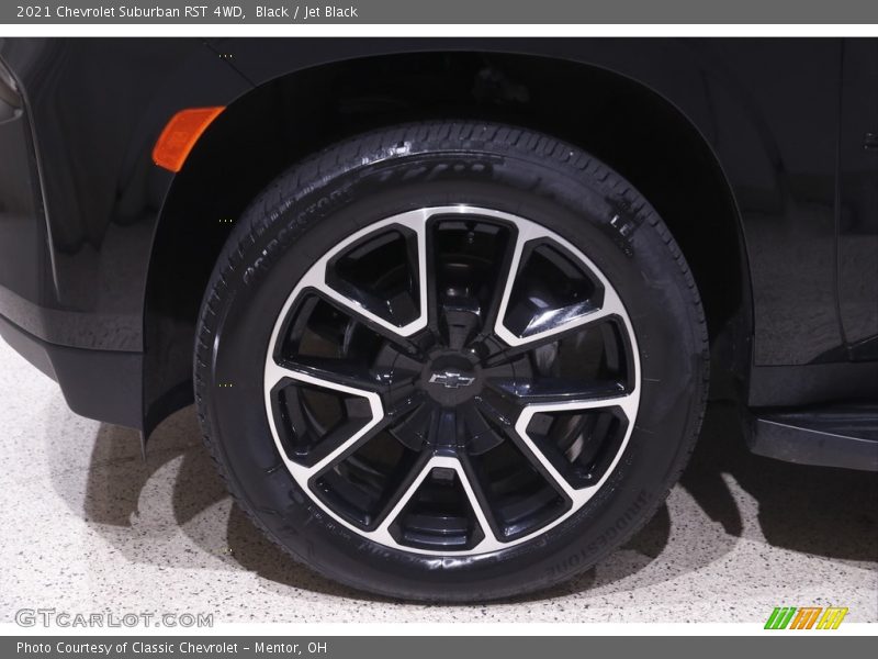 Black / Jet Black 2021 Chevrolet Suburban RST 4WD