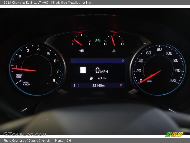 Kinetic Blue Metallic / Jet Black 2019 Chevrolet Equinox LT AWD