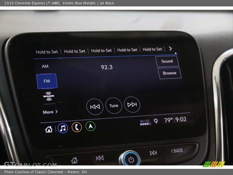 Kinetic Blue Metallic / Jet Black 2019 Chevrolet Equinox LT AWD