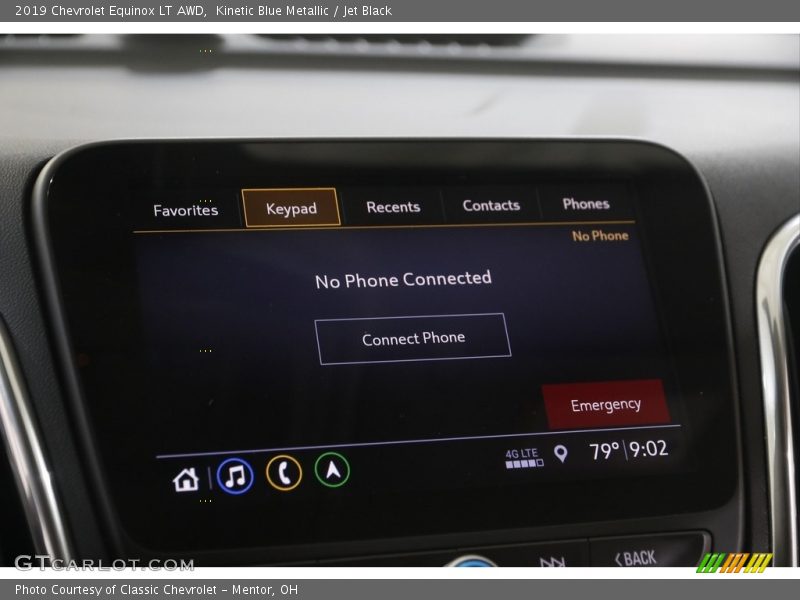Kinetic Blue Metallic / Jet Black 2019 Chevrolet Equinox LT AWD