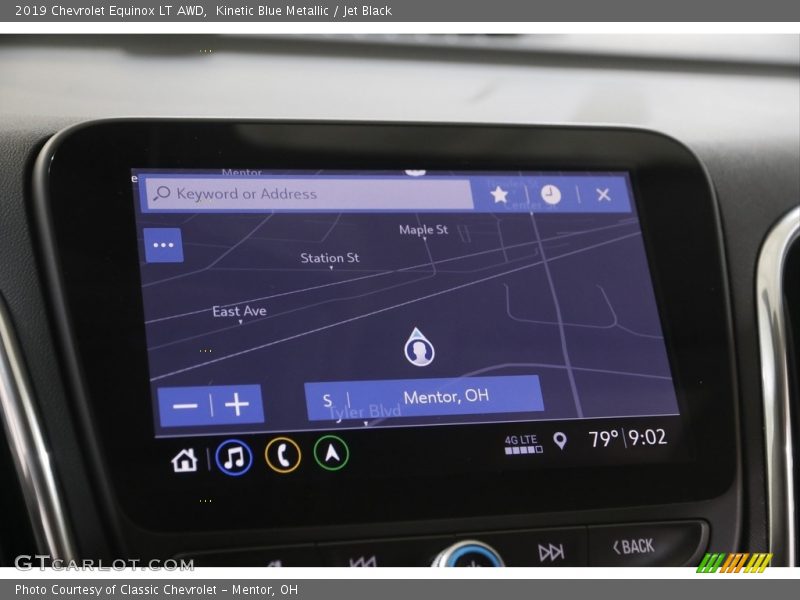 Kinetic Blue Metallic / Jet Black 2019 Chevrolet Equinox LT AWD