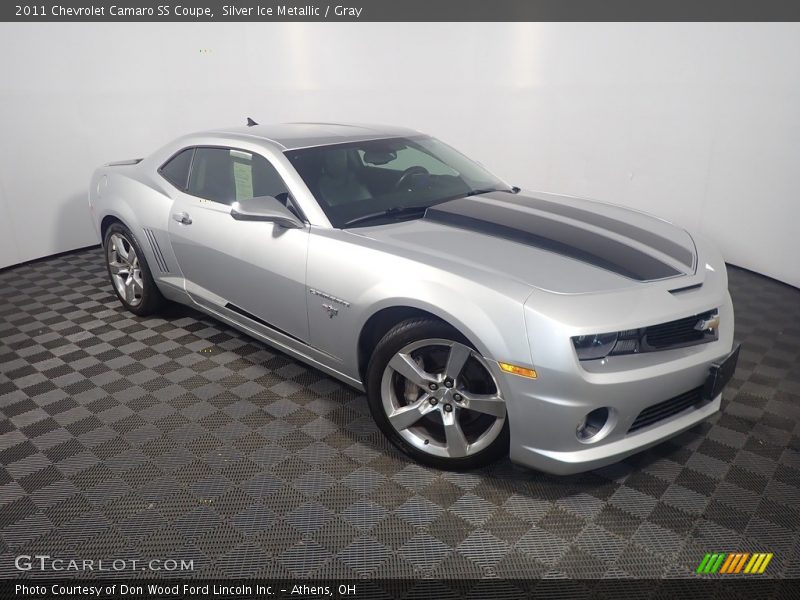 Silver Ice Metallic / Gray 2011 Chevrolet Camaro SS Coupe