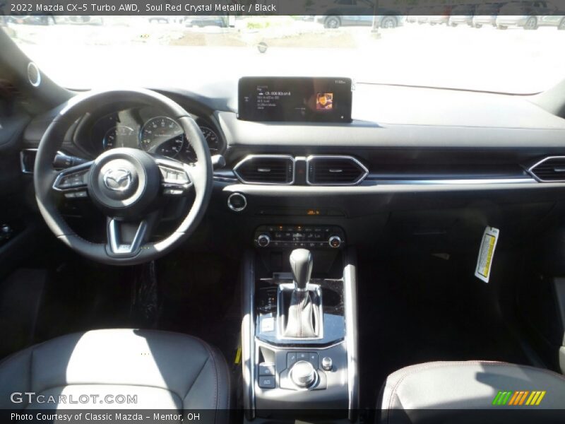Soul Red Crystal Metallic / Black 2022 Mazda CX-5 Turbo AWD