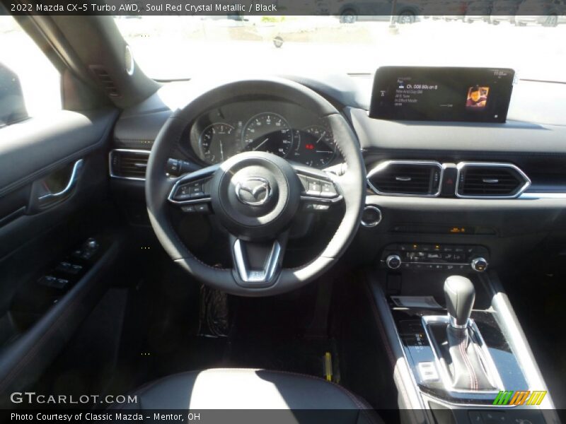 Soul Red Crystal Metallic / Black 2022 Mazda CX-5 Turbo AWD