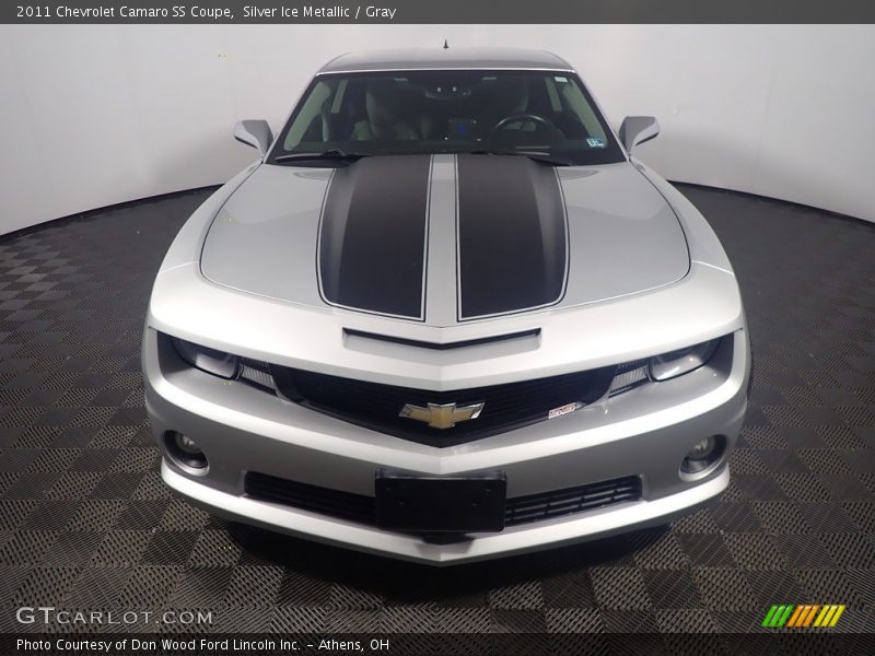 Silver Ice Metallic / Gray 2011 Chevrolet Camaro SS Coupe