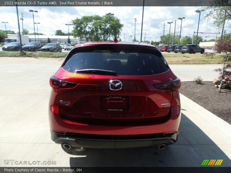 Soul Red Crystal Metallic / Black 2022 Mazda CX-5 Turbo AWD