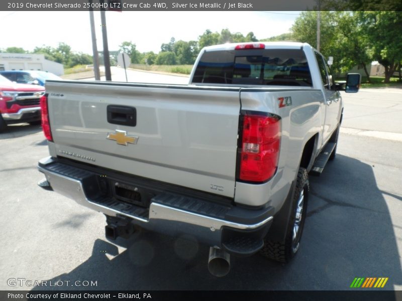 Silver Ice Metallic / Jet Black 2019 Chevrolet Silverado 2500HD LTZ Crew Cab 4WD