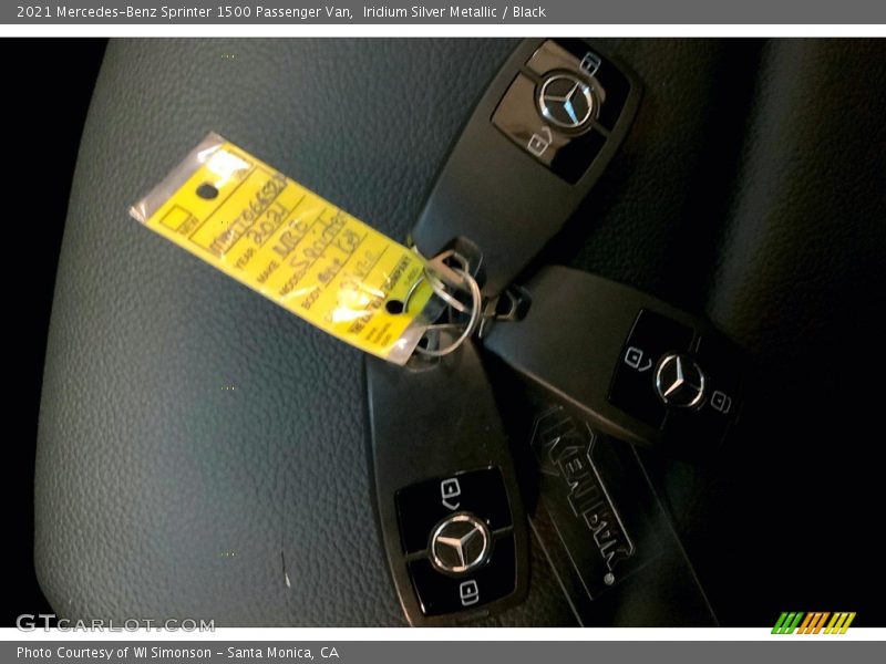 Keys of 2021 Sprinter 1500 Passenger Van