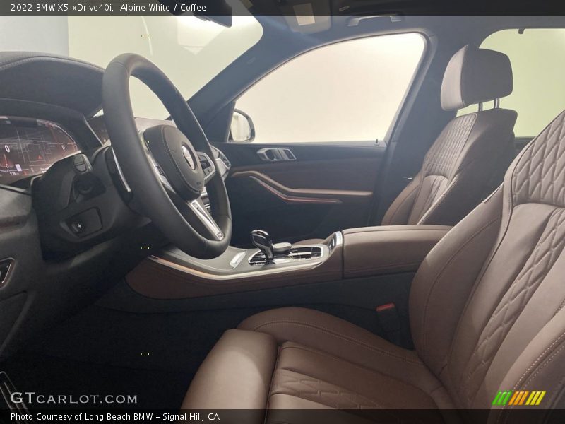 Alpine White / Coffee 2022 BMW X5 xDrive40i