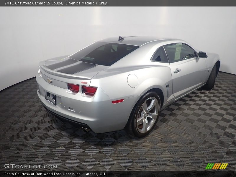 Silver Ice Metallic / Gray 2011 Chevrolet Camaro SS Coupe