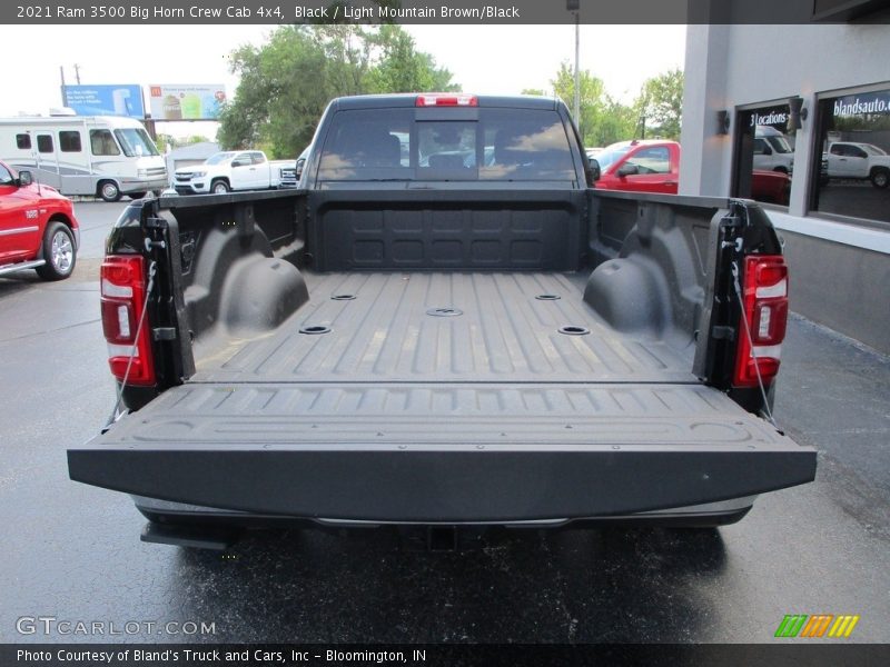 Black / Light Mountain Brown/Black 2021 Ram 3500 Big Horn Crew Cab 4x4