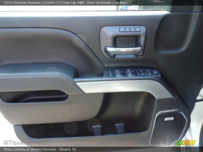 Silver Ice Metallic / Jet Black 2019 Chevrolet Silverado 2500HD LTZ Crew Cab 4WD