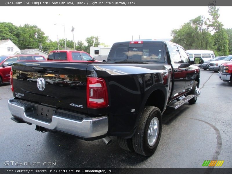 Black / Light Mountain Brown/Black 2021 Ram 3500 Big Horn Crew Cab 4x4