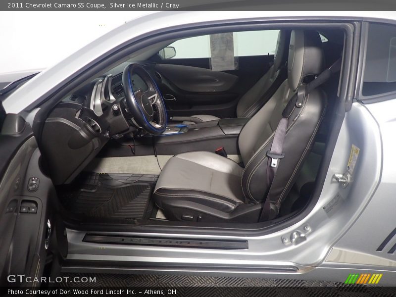Silver Ice Metallic / Gray 2011 Chevrolet Camaro SS Coupe