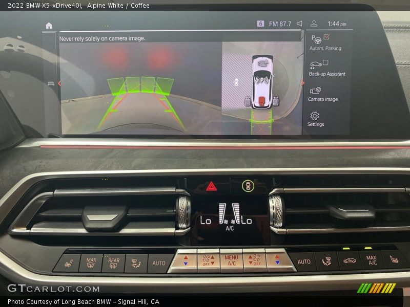 Alpine White / Coffee 2022 BMW X5 xDrive40i