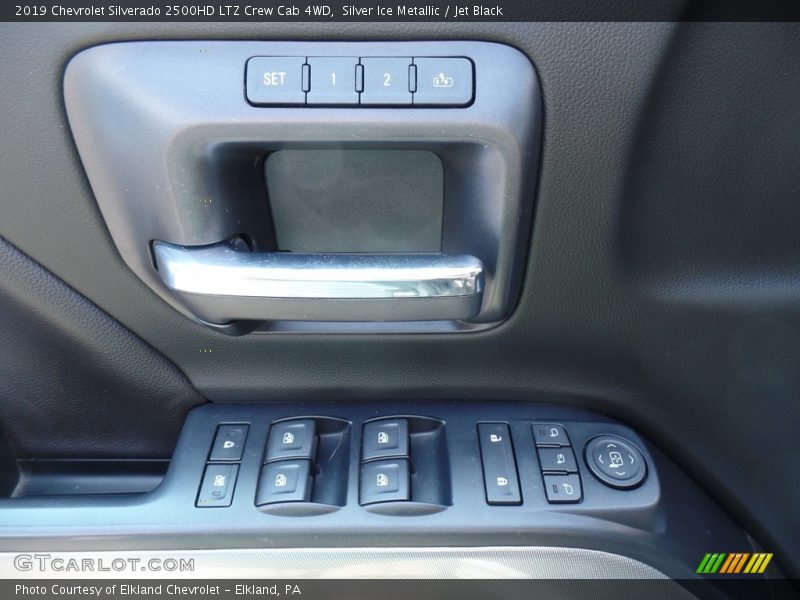 Silver Ice Metallic / Jet Black 2019 Chevrolet Silverado 2500HD LTZ Crew Cab 4WD