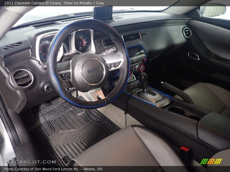 Silver Ice Metallic / Gray 2011 Chevrolet Camaro SS Coupe