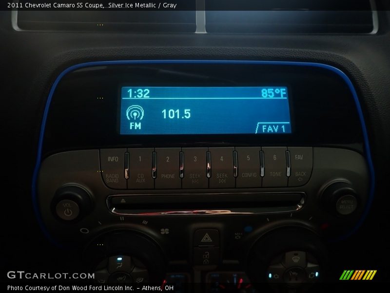 Silver Ice Metallic / Gray 2011 Chevrolet Camaro SS Coupe