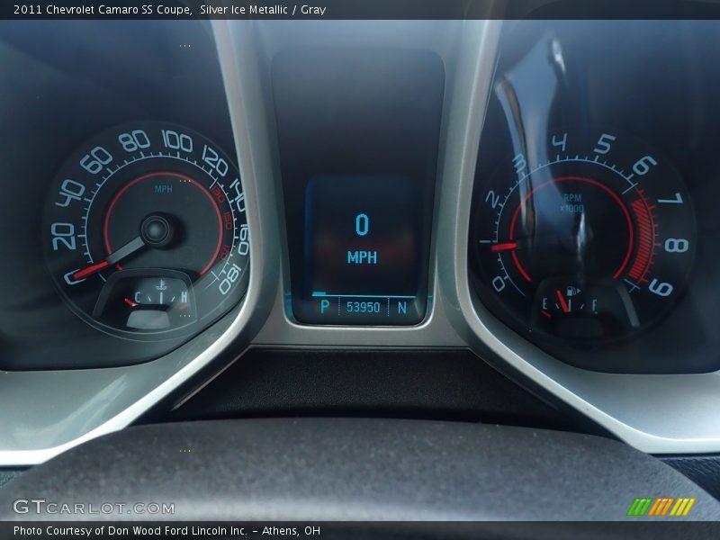 Silver Ice Metallic / Gray 2011 Chevrolet Camaro SS Coupe