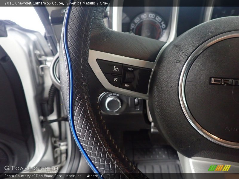 Silver Ice Metallic / Gray 2011 Chevrolet Camaro SS Coupe