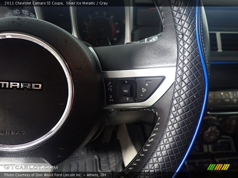 Silver Ice Metallic / Gray 2011 Chevrolet Camaro SS Coupe