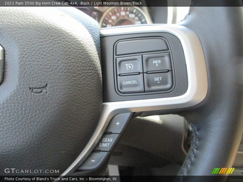 Black / Light Mountain Brown/Black 2021 Ram 3500 Big Horn Crew Cab 4x4
