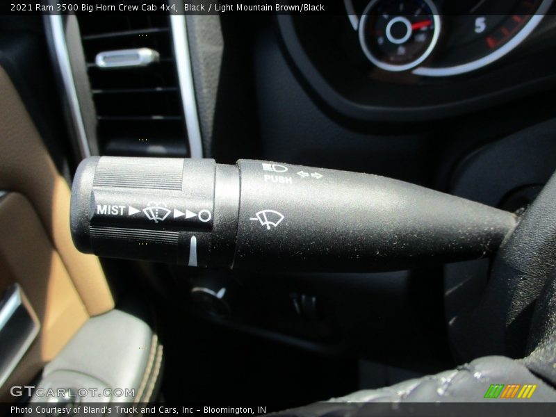 Black / Light Mountain Brown/Black 2021 Ram 3500 Big Horn Crew Cab 4x4